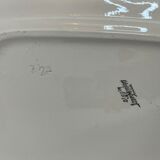 Large presentation plate Sarreguemines