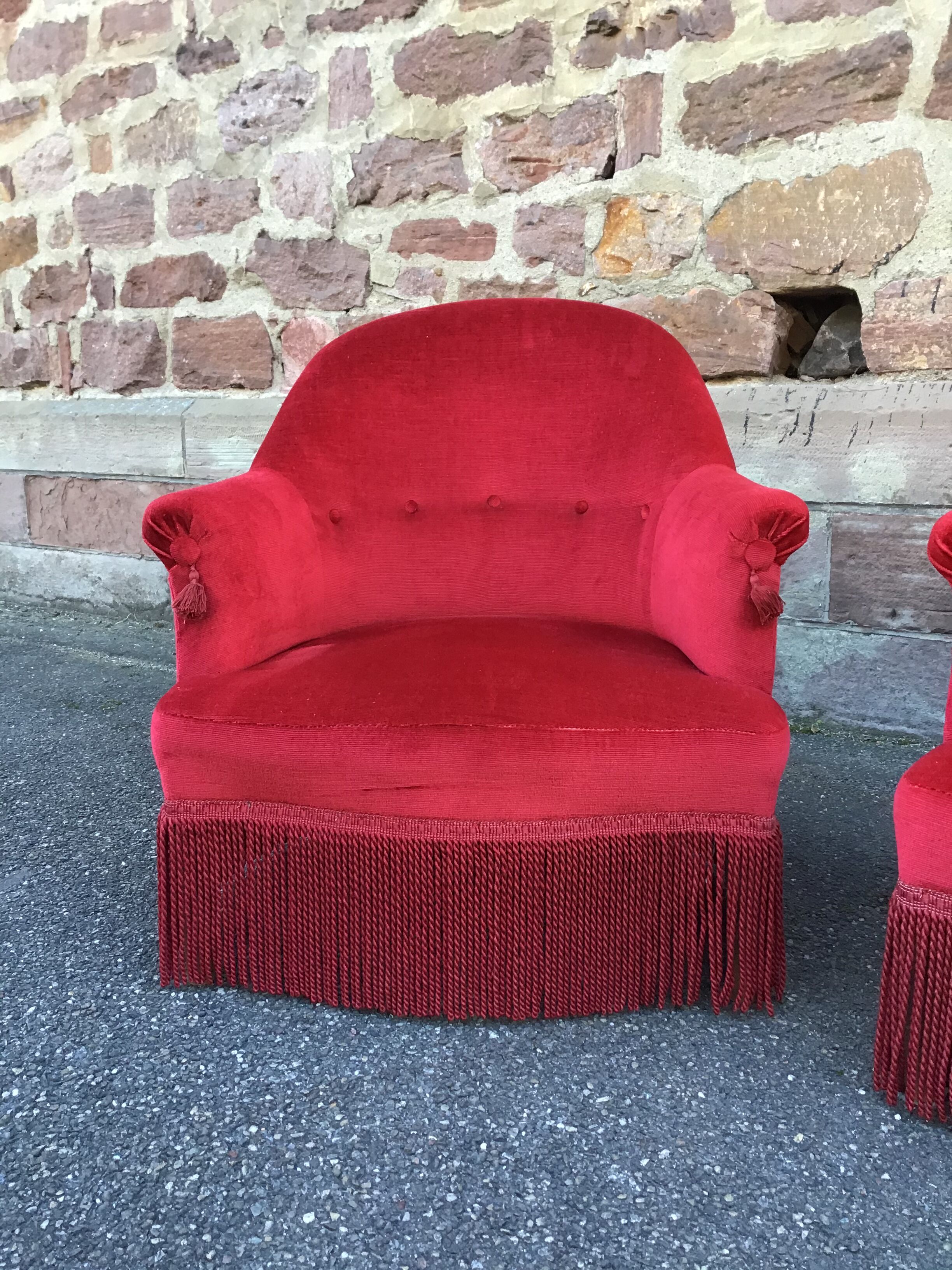 Pair of toad chairs