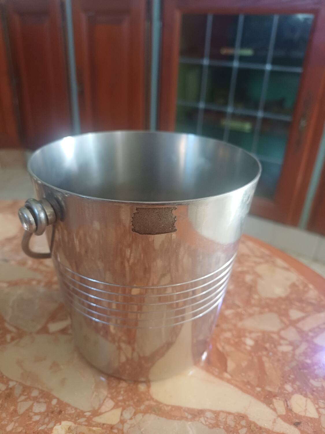 Service pour glace complet – seau, pince et bols inox”