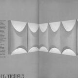 Raak sconce  'Licht-Tichels' P-1400, Amsterdam 1972