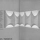 Raak sconce  'Licht-Tichels' P-1400, Amsterdam 1972