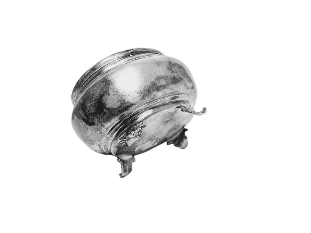 Art Deco silver sugar bowl, 1950s
