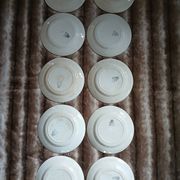 10 antique flat plates from Gien