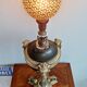 Lampe cassolette bronze doré style Empire XIXème