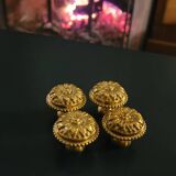 4 boutons de meuble Louis XVI