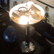 Vintage style all-chrome lamp