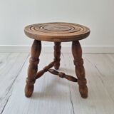 Vintage tripod stool