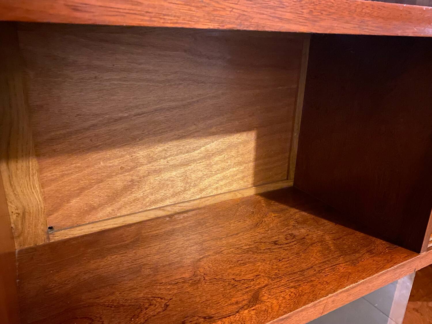 Vintage teak bookcase