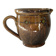 Provençal pitcher with floral decoration