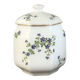 Sugar bowl / sweet jar in Limoges porcelain by Bernardaud with a barb decoration.