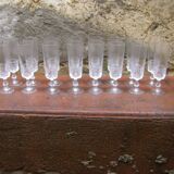 Series of sixteen champagne flutes