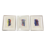Set of three compositions signed design "peder meinert".