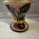 Small vintage conical vase Vallauris workshop JTF floral decoration