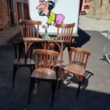 Set of 6 bistro chairs