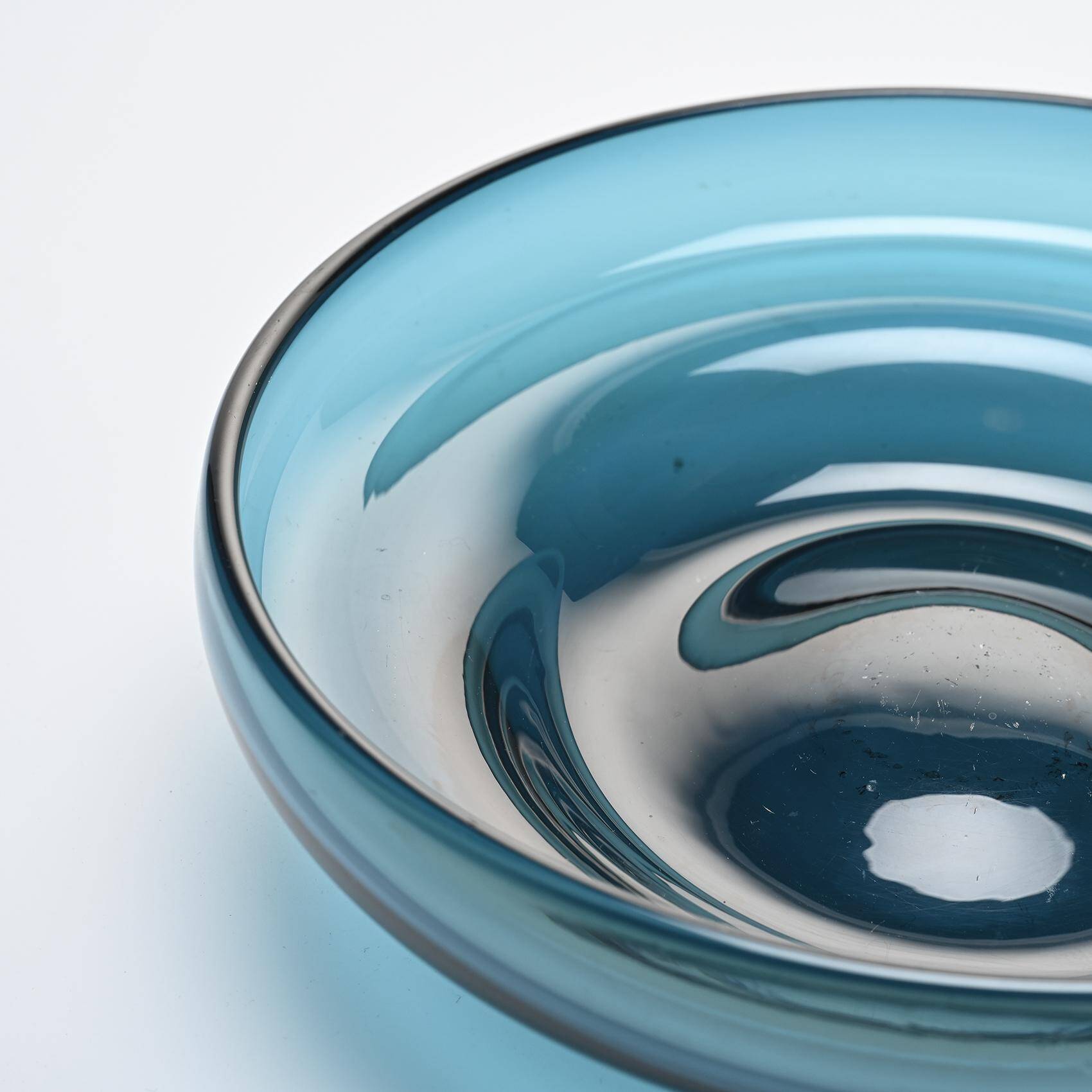 Claude Morin, blown glass cup, France