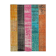 Tapis de patchwork turc surteint fait à la main 206 cm x 267 cm multicolor patchwork