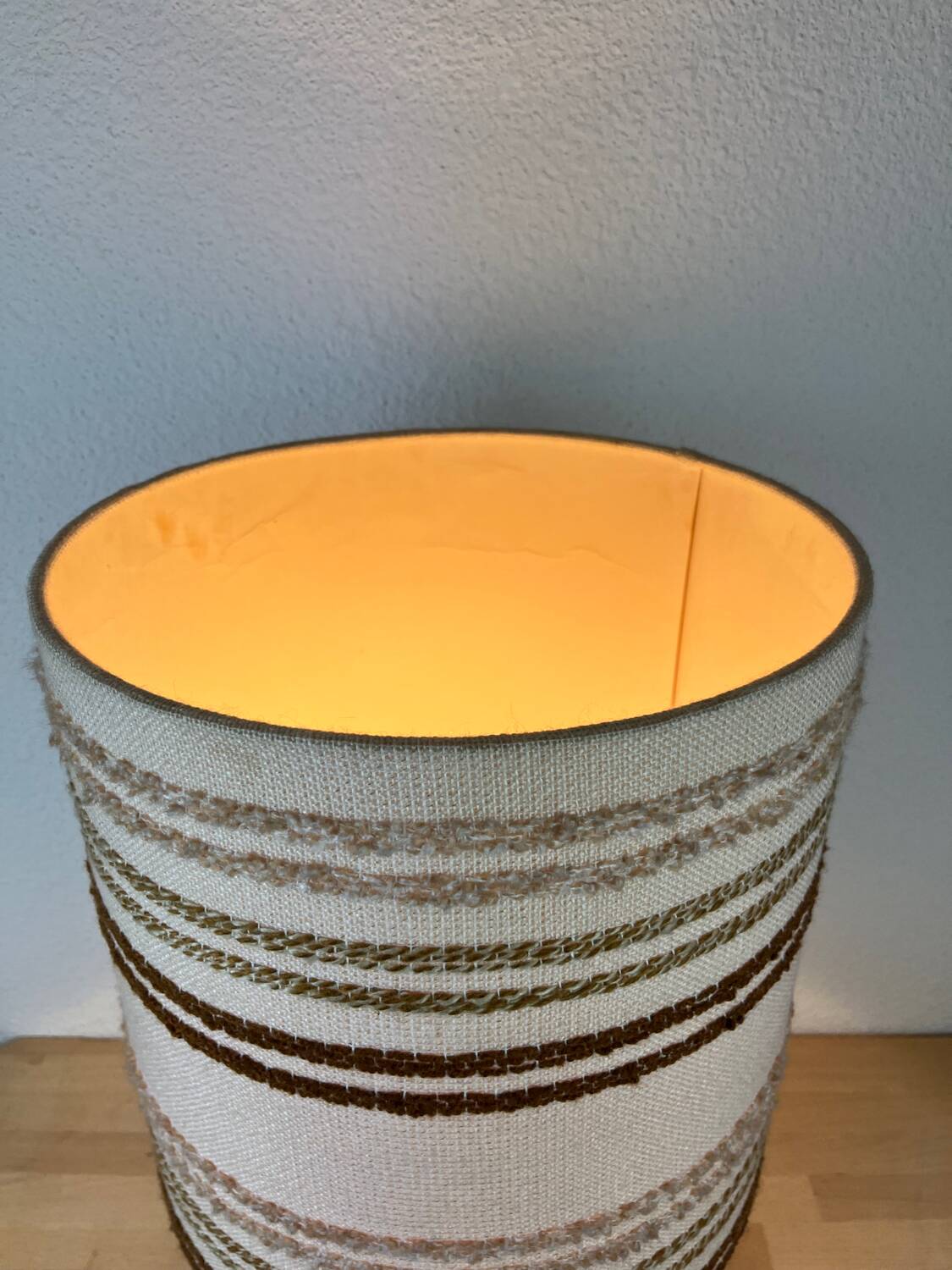 Brutalist wooden lamp from the 1970s by Temde