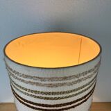 Brutalist wooden lamp from the 1970s by Temde