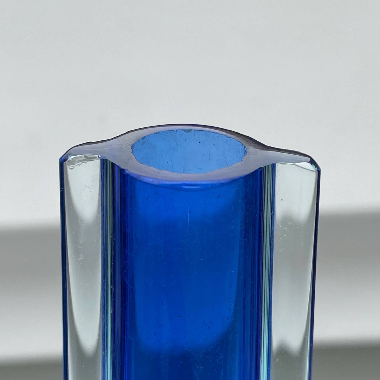 Solifleur vase Sommerso Murano Italy