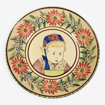 Old Henriot Quimper plate