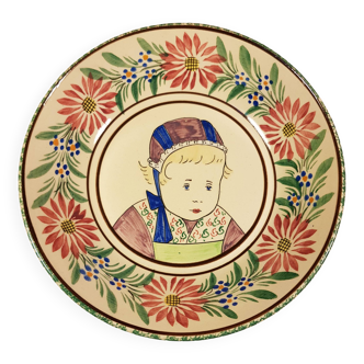 Old Henriot Quimper plate