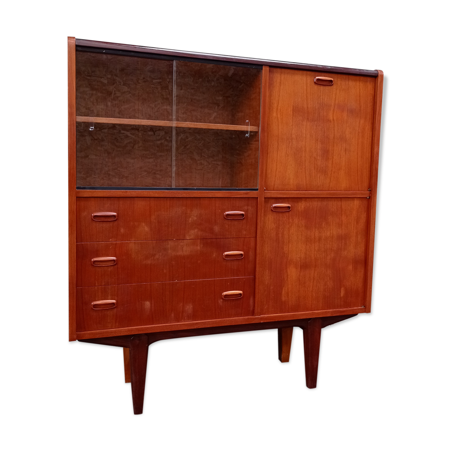 Meuble vintage scandinave en teck Selency