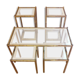 Ensemble de 5 tables Lancel 1970