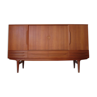 Enfilade high Danish teak of Johannes Andersen