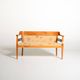 Jugend style birch sofa, Sweden, 1910s