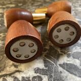 Scandinavian saliere & pepper duo