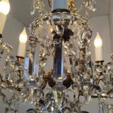Large 19th century crystal chandelier