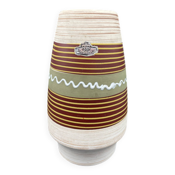 Vase Bay Keramik 617-20, decor Parma, 1960s