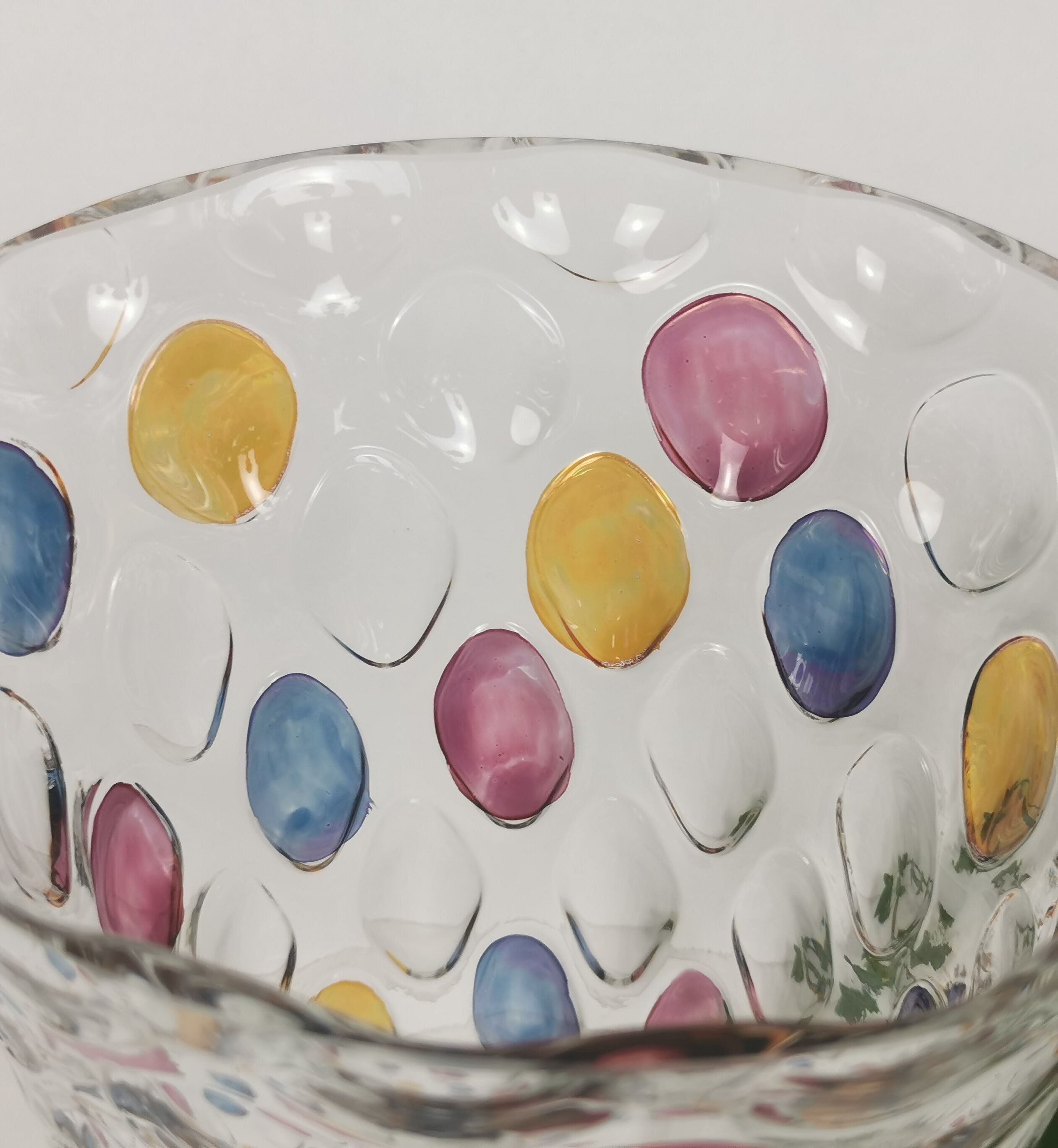 Bohemian crystal vase