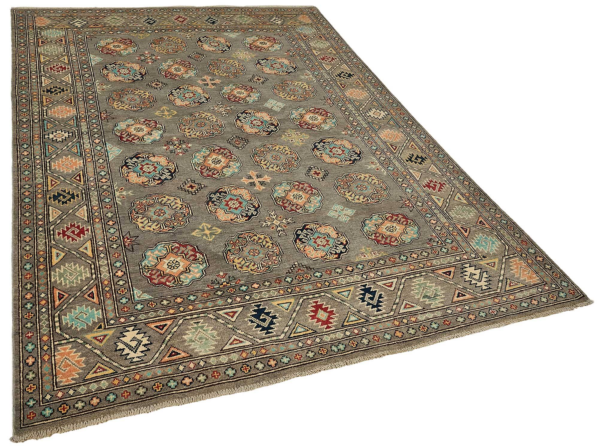Turkish Handknotted Wool Oushak Rug 168 cm x 243 cm