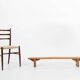 Rustic Low Bench in Wood, France, 1850s