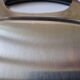 Midcentury Serving Plate Stainless Steel/Glass Cromargan, Germany, 1970s