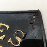 Antique enamelled plate 1900