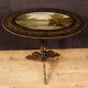 English lacquered and painted side table from 20th century