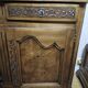 Antique Vendée dresser in solid elm by artisan Chaillou Hermouet.