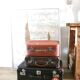 Set of 3 vintage suitcases