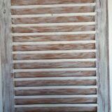 Old patinated solid oak shutter