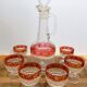 Vintage liqueur service