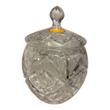 Bonbonnière en cristal ciselé