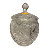 Bonbonnière en cristal ciselé