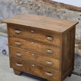 Commode 4 tiroirs en chêne