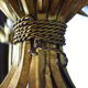 Wheat ear golden chandelier 5 branches.