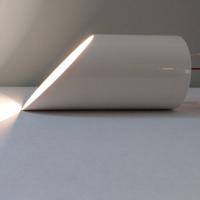 Vintage Obliqua wall lamp Ignazia Favata and Claudio Dini for Bieffeplast, 1969