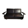 Jean Michel Wilmotte black leather sofa Washington model