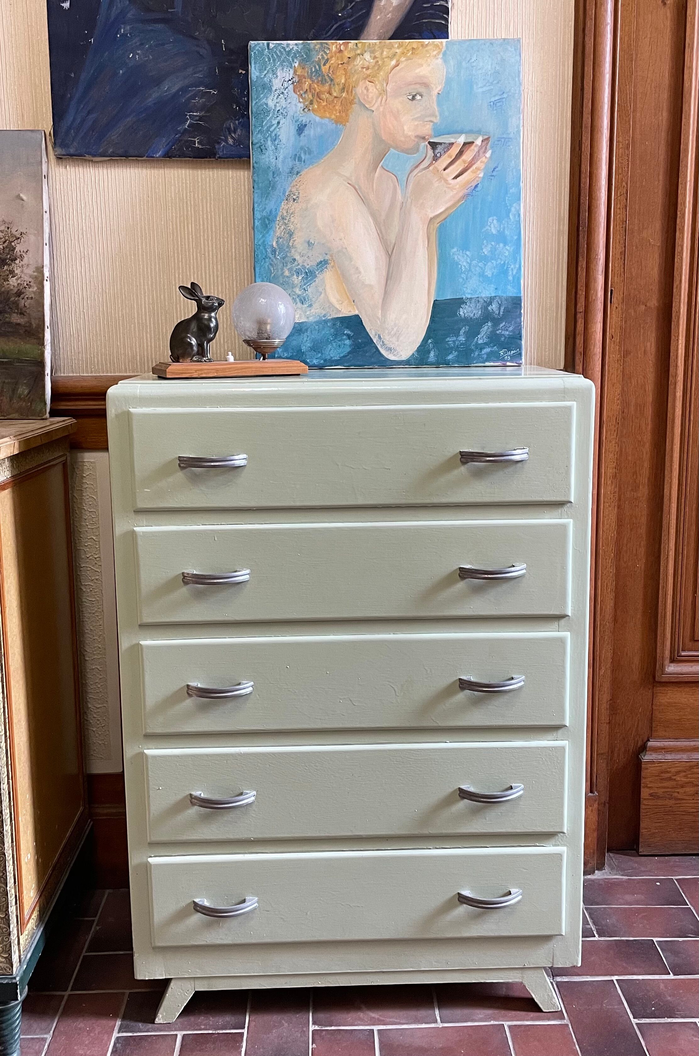 Commode haute vintage 1940
