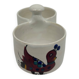 saliére en céramique années 60